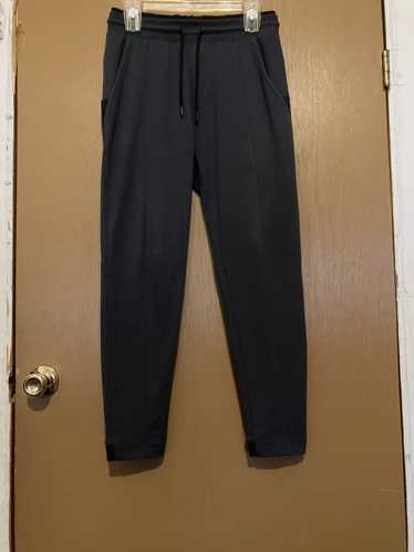 ZARA Men's Brown Corduroy Joggers Sweatpants Tie Waist Pockets Size Small