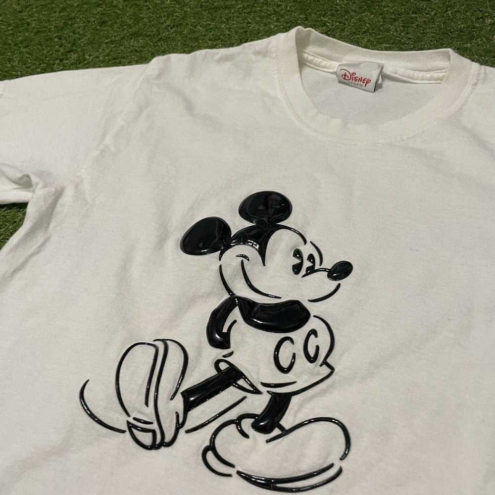 Vintage Vintage 00s Y2K mens Mickey Mouse puff T … - image 2