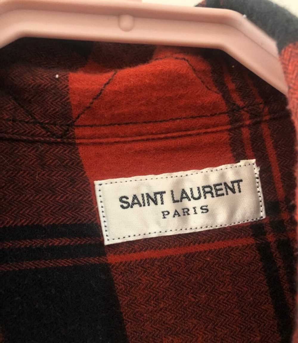 Saint Laurent Paris Saint Laurent Red and black c… - image 2