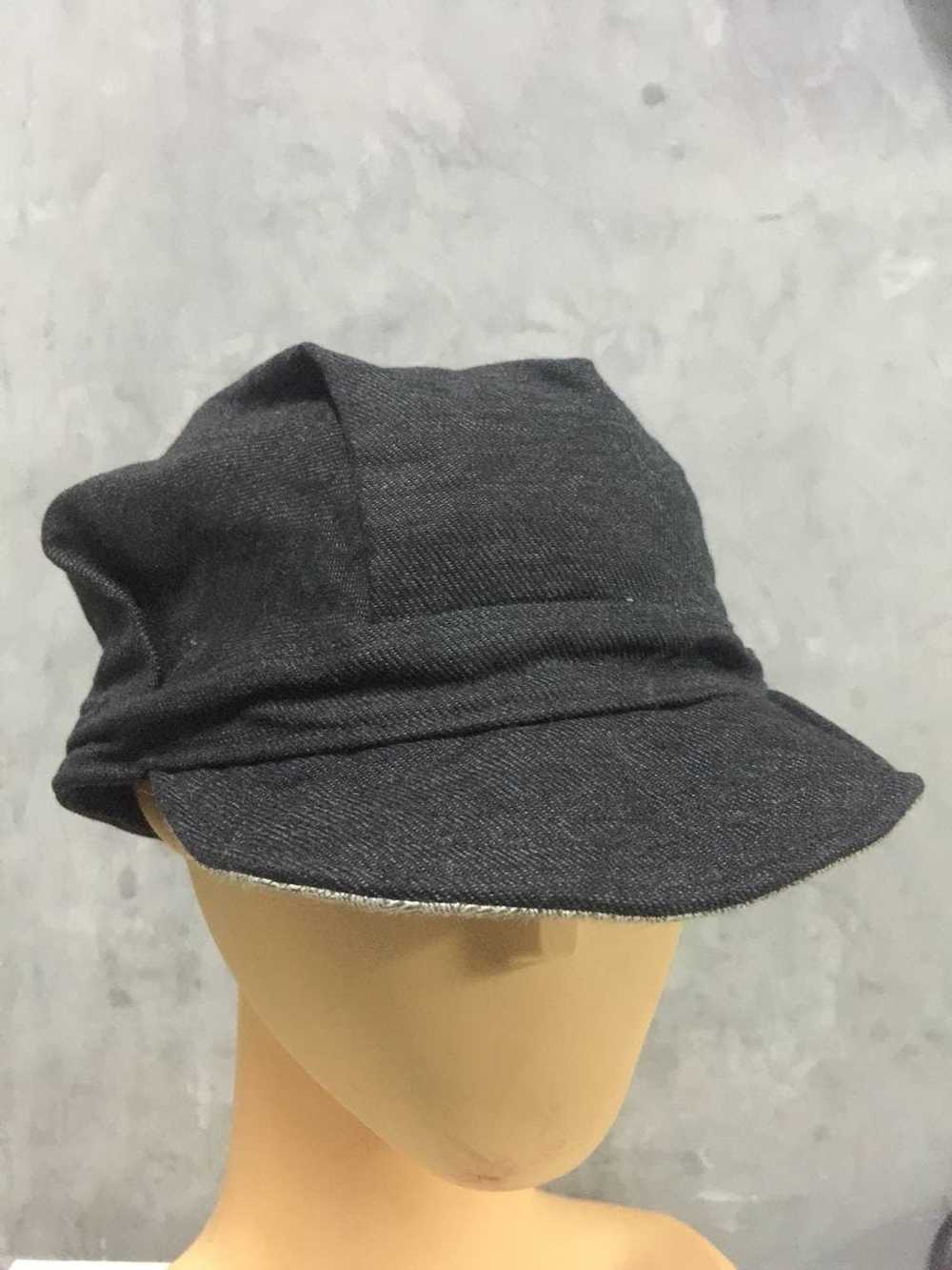 Japanese Brand OLDMANS - Indigo Newsboys Hat - image 3