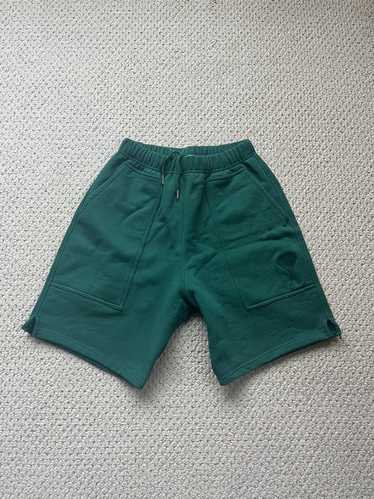 AMI Ami de Cœur Green Sweat Shorts