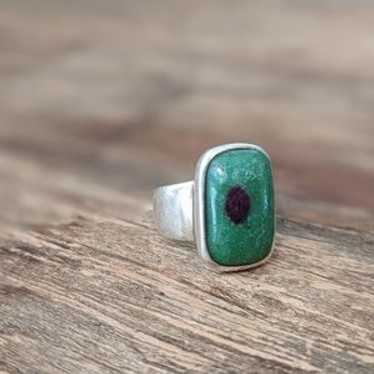 Ruby Zoisite Ring - image 1