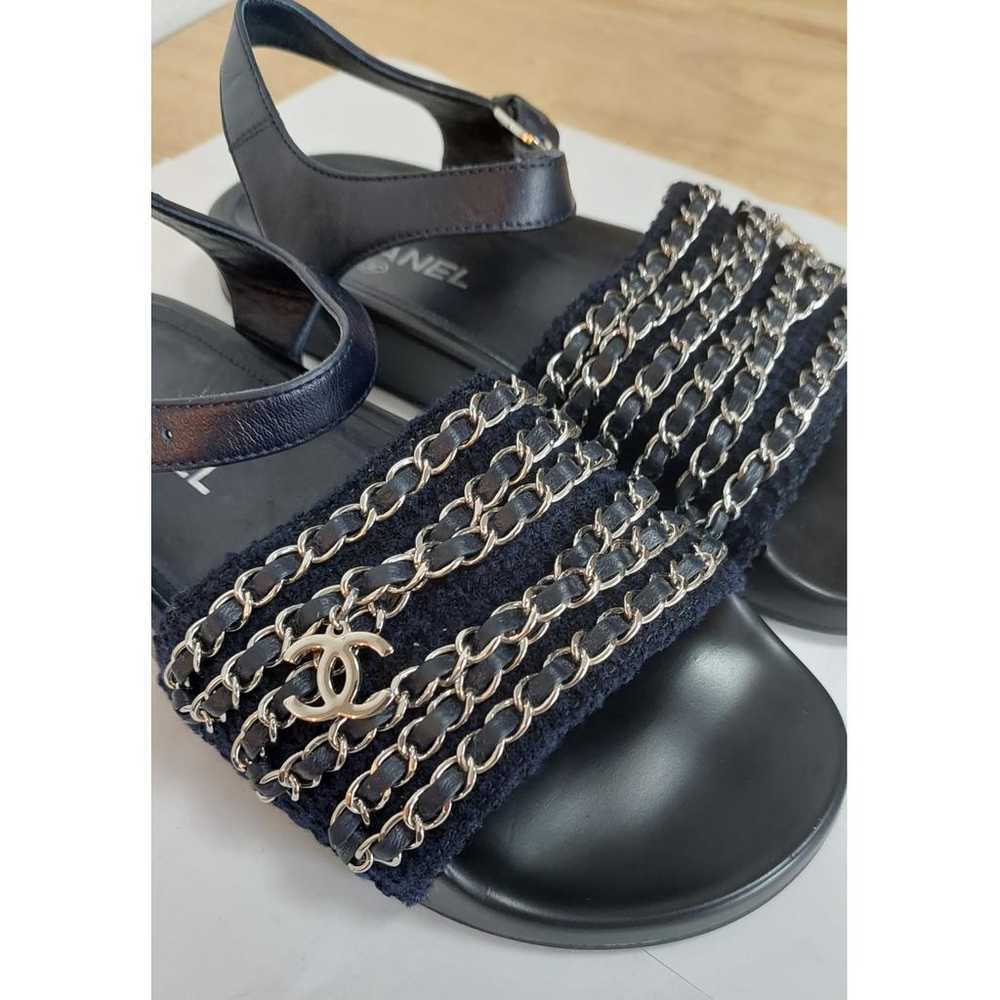 Chanel Dad Sandals tweed sandal - image 3