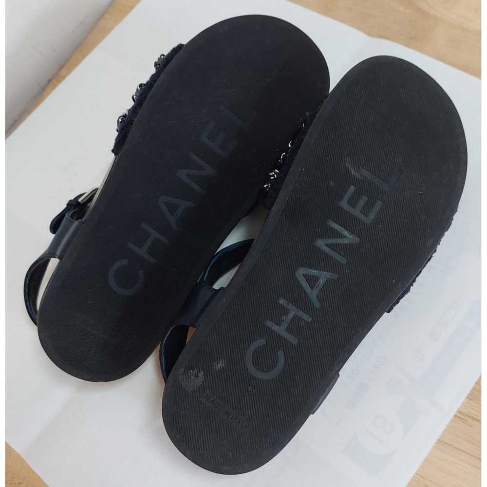 Chanel Dad Sandals tweed sandal - image 6