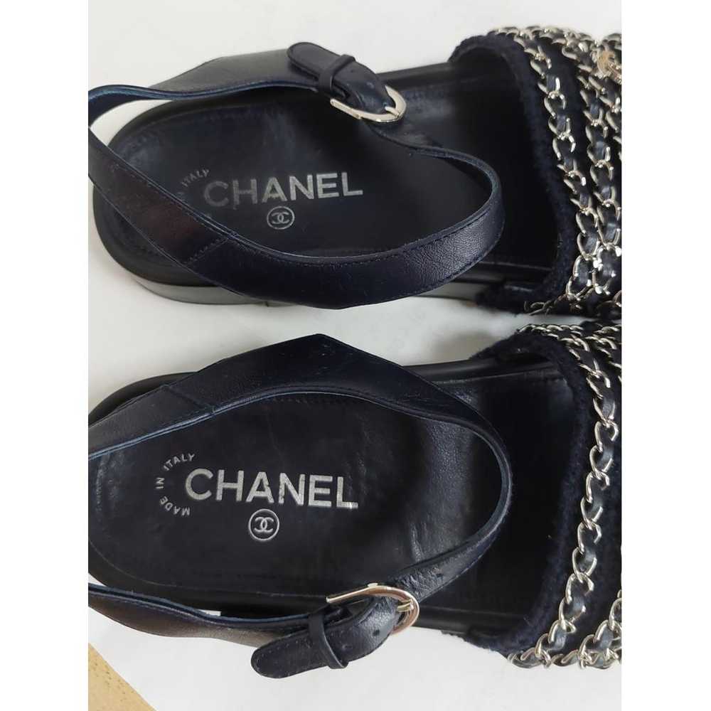 Chanel Dad Sandals tweed sandal - image 7