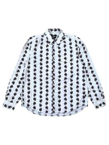 Stussy Early 00’s Stussy Floral Print Shirt in Bl… - image 1