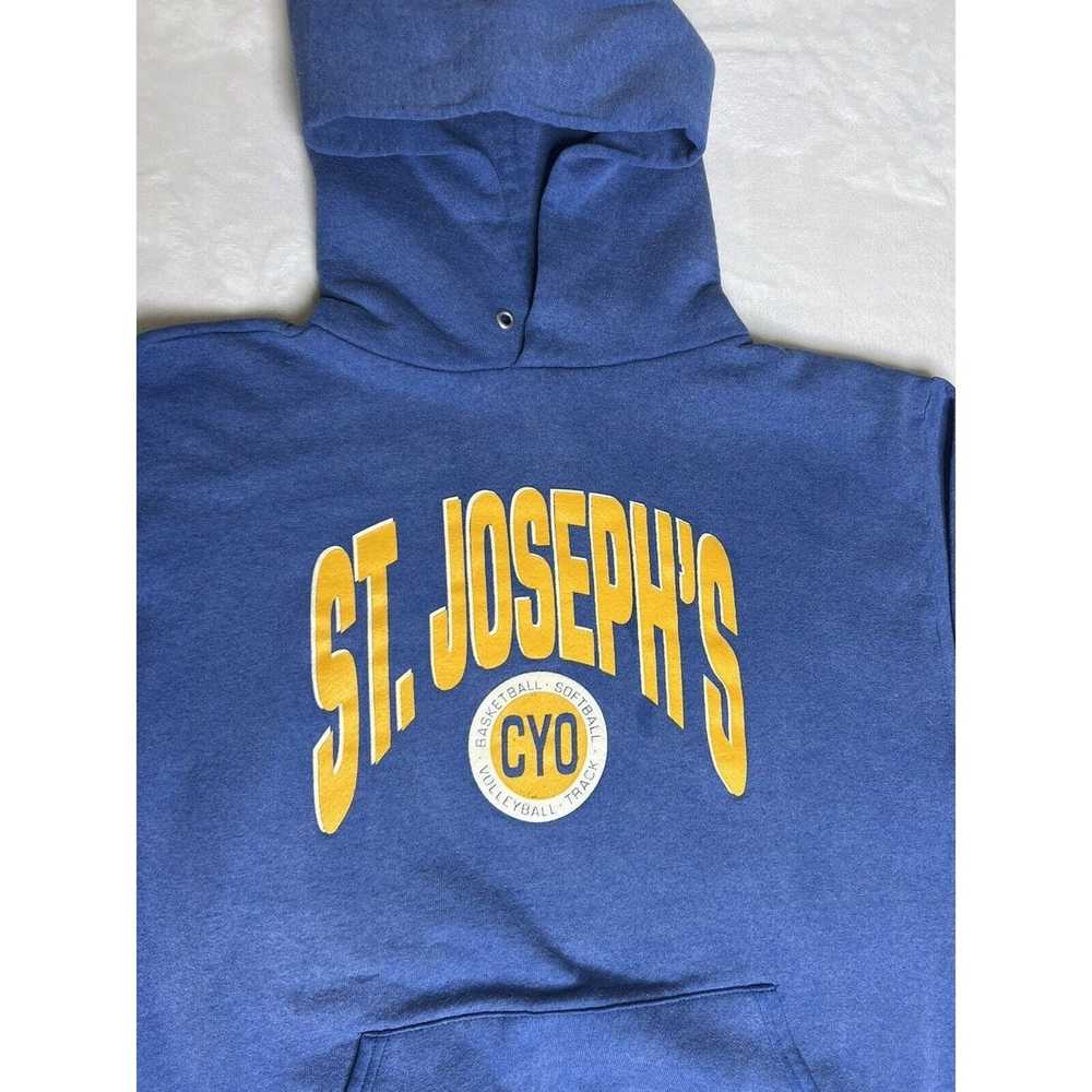 Jerzees Vintage St. Josephs CYO Hoodie Sweatshirt… - image 2