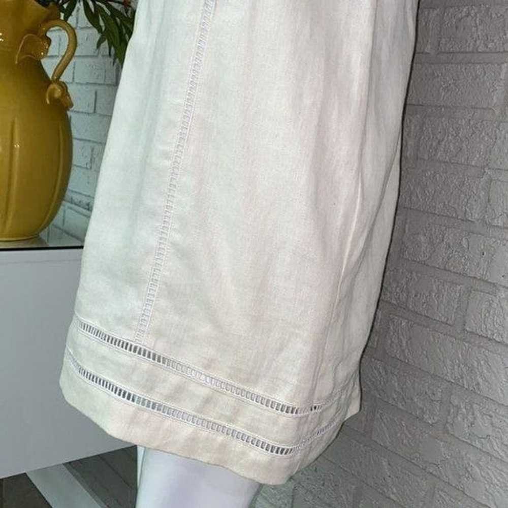 Michael Kors MICHAEL Michael Kors 100% Linen Dres… - image 7