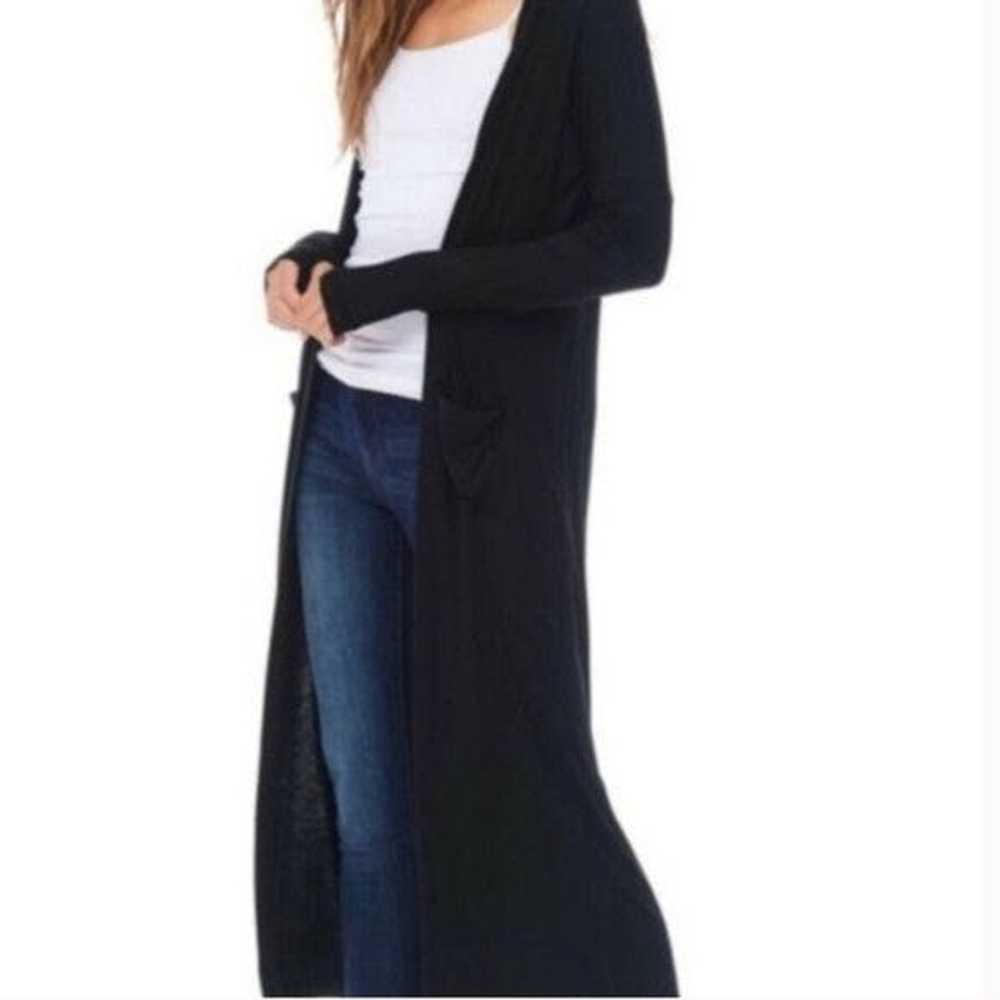 Other LuLaRoe Sarah Duster Long Black Cardigan Si… - image 10