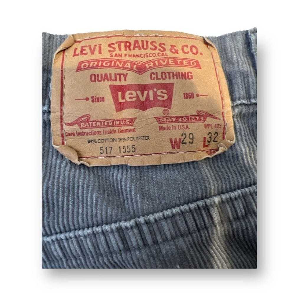 Levi's Levi’s Gray Corduroy Shorts Size 29 - image 4