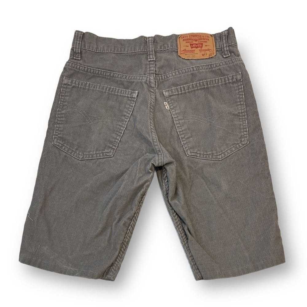 Levi's Levi’s Gray Corduroy Shorts Size 29 - image 5