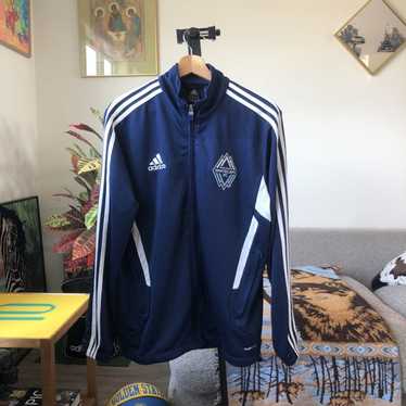 Men's Vancouver Whitecaps FC MLS Adidas hot M Dark Blue Anthem Medium Jacket GL9405