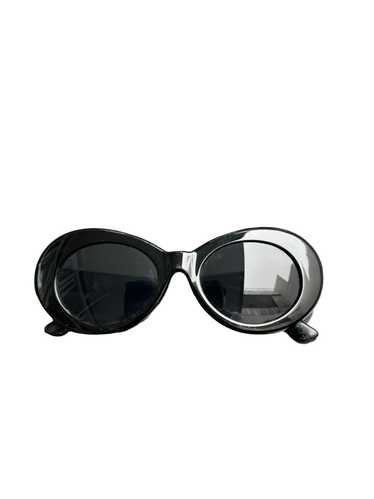 Sojos Clout Goggles Cat Eye Sunglasses Vintage Mod Style Retro Kurt Cobain Sunglasses, 51 Millimeters / C4 White Frame/Grey Lens