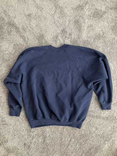 Hanes × Vintage Vintage navy Hanes sweatshirt - image 1