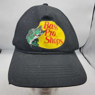 Bass Pro Shops Bass Pro Shops Black Trucker Hat A… - image 1