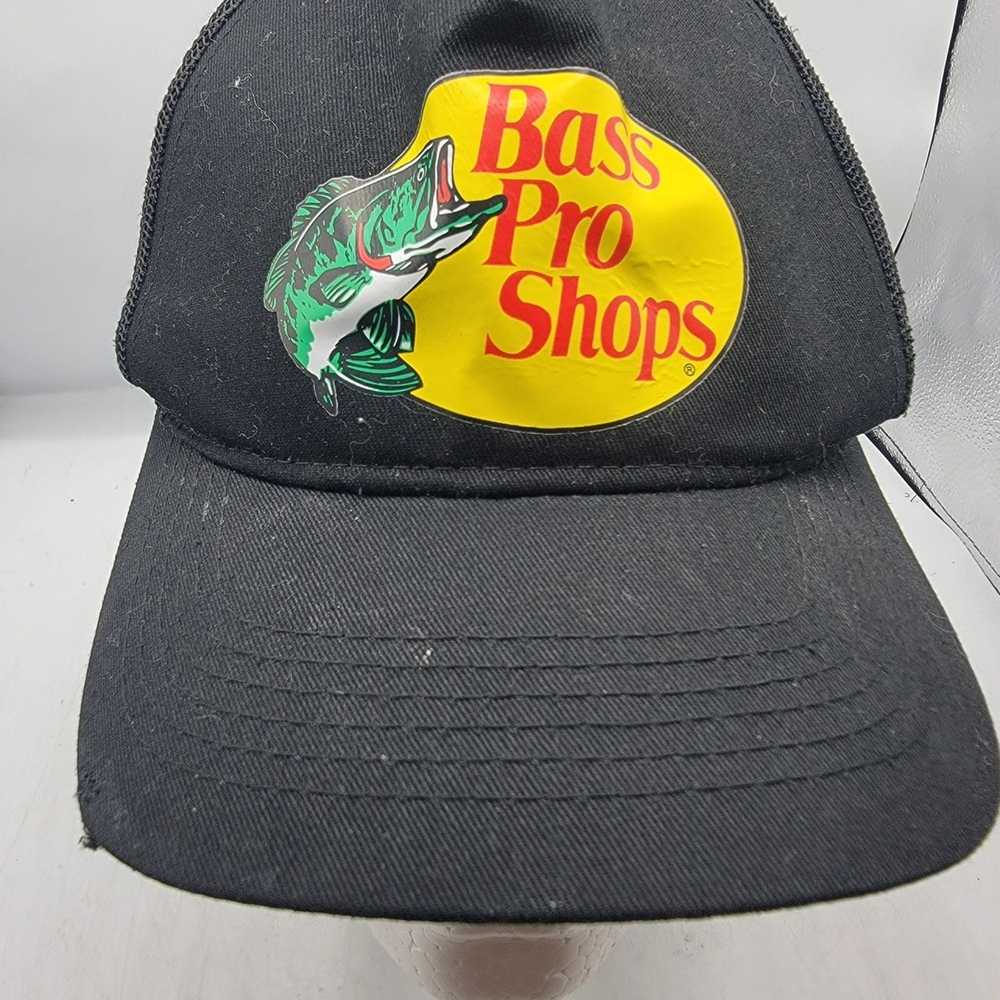Bass Pro Shops Bass Pro Shops Black Trucker Hat A… - image 5