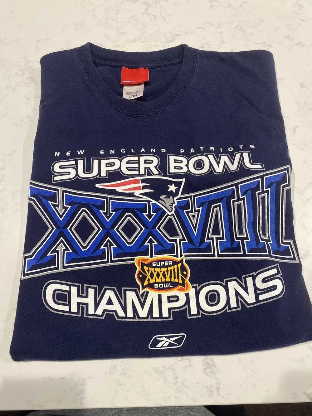 NFL × Vintage Patriots Super Bowl Tee - image 1