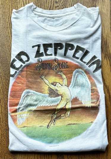Band Tees × Led Zeppelin × Vintage Vintage 1984 Le