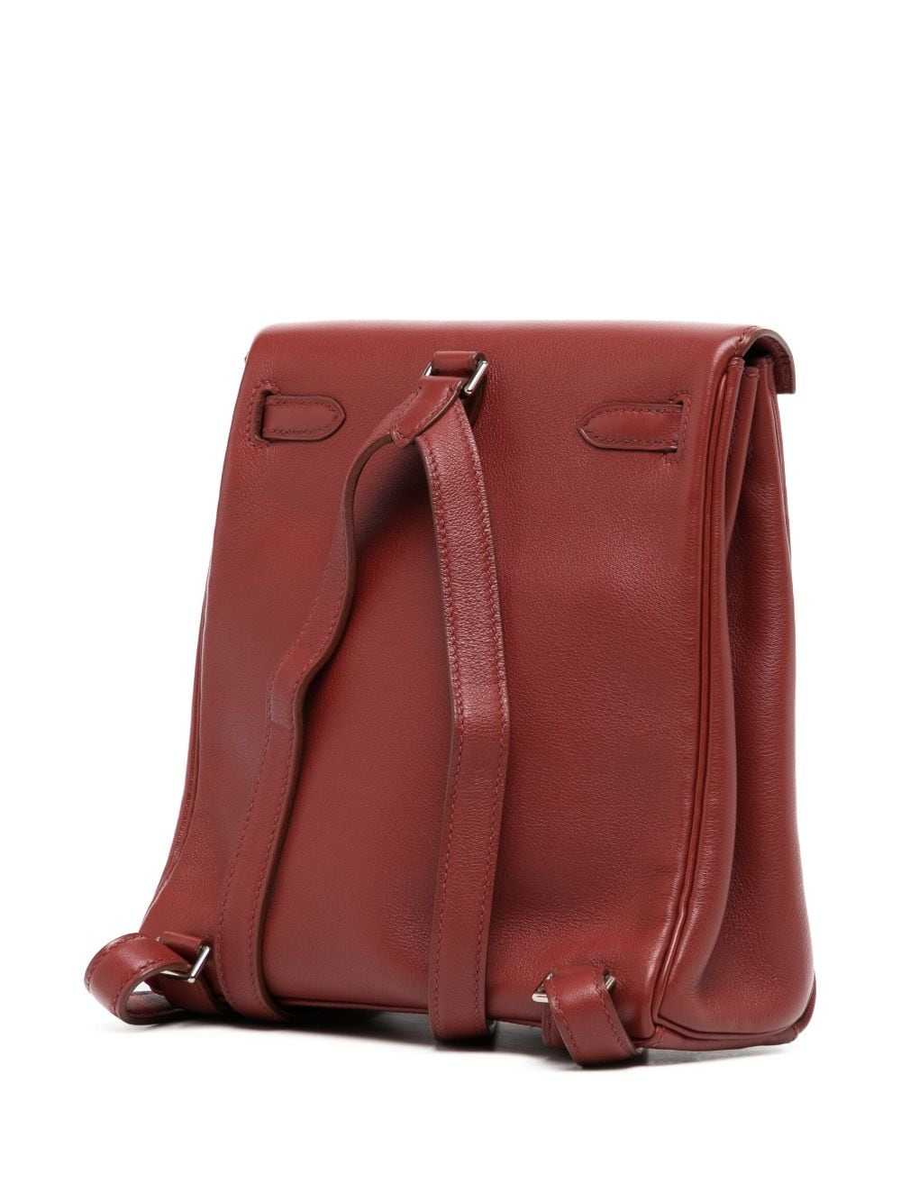 Hermès Pre-Owned 2000 Kelly Ado PM backpack - Red - image 3