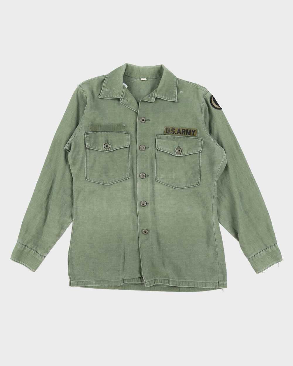 60s Vintage US Army OG-107 Shirt - M - image 1