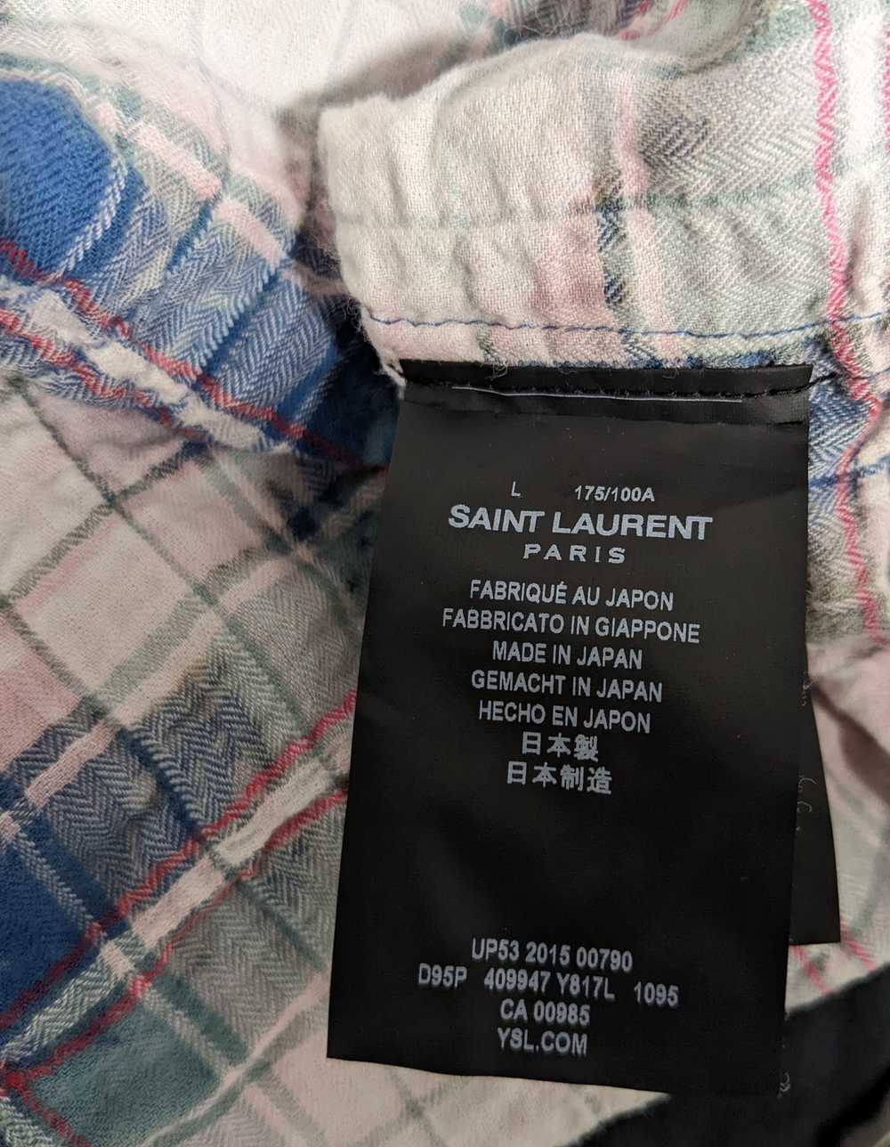 Hedi Slimane × Saint Laurent Paris SLP SS16 bleac… - image 4