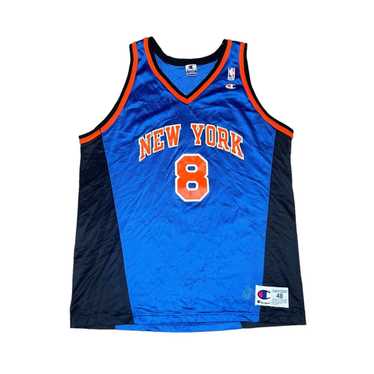 Vintage 90s New York Knicks Doc Rivers Signed NBA Hat – Black Shag