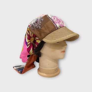 CA4LA × Acka scarf straw hat-