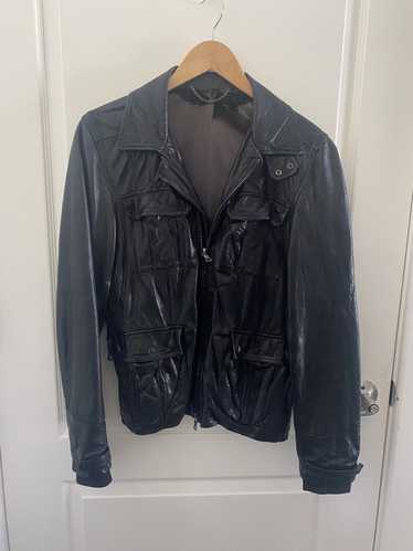 Japanese Brand Trick or Treat Black Leather Jacket - image 1