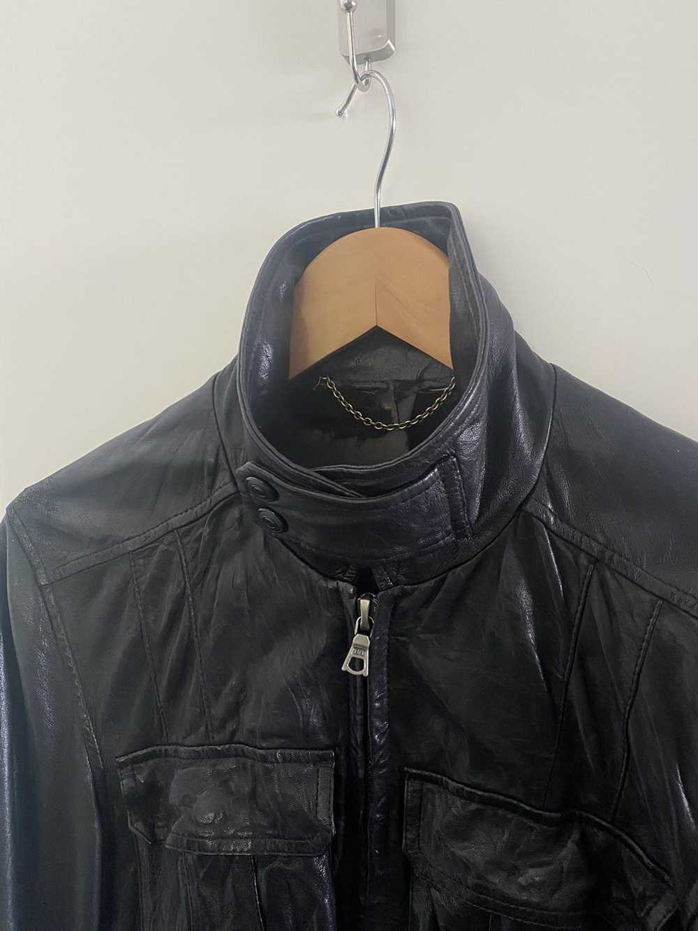 Japanese Brand Trick or Treat Black Leather Jacket - image 2