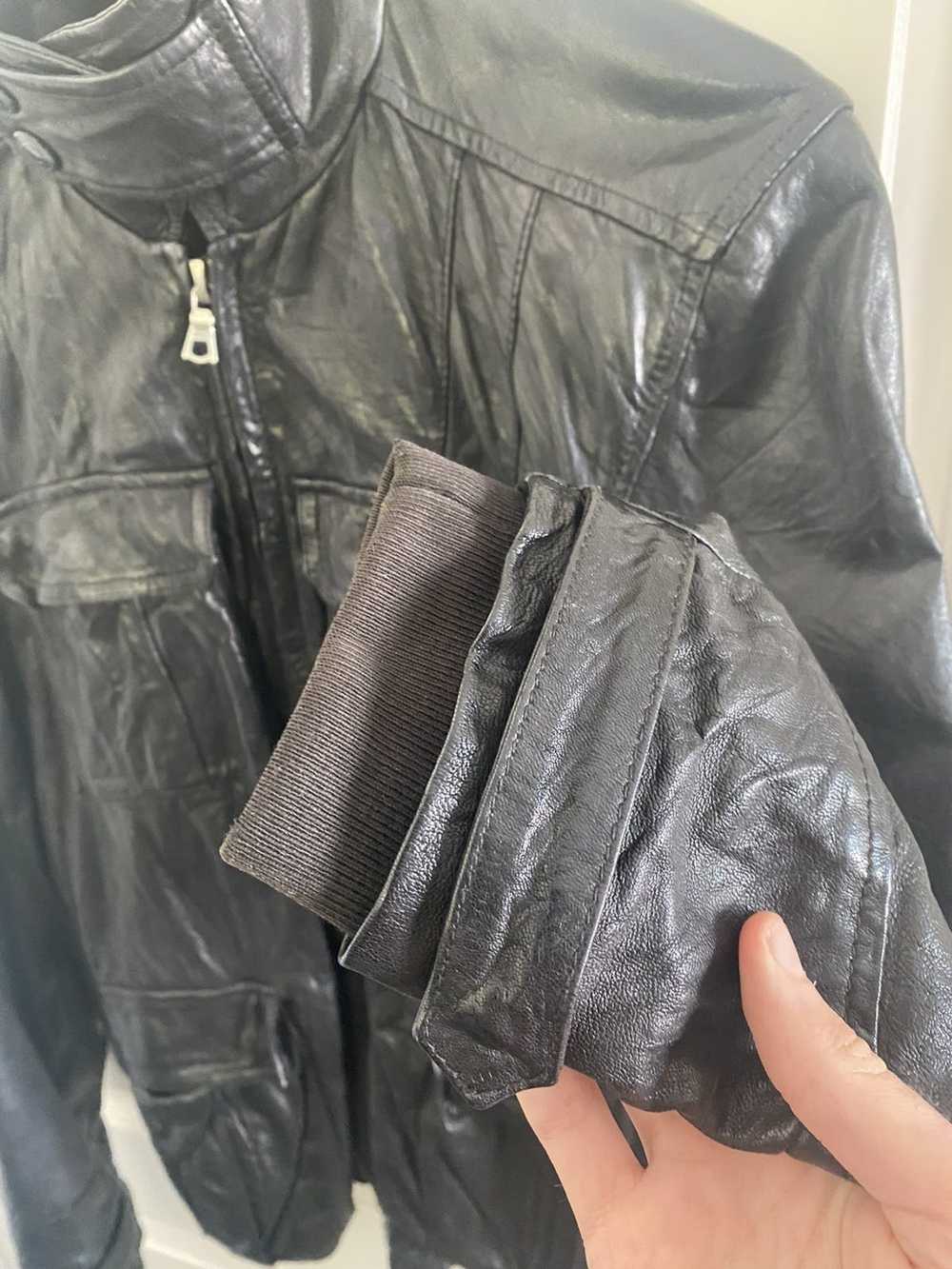 Japanese Brand Trick or Treat Black Leather Jacket - image 3