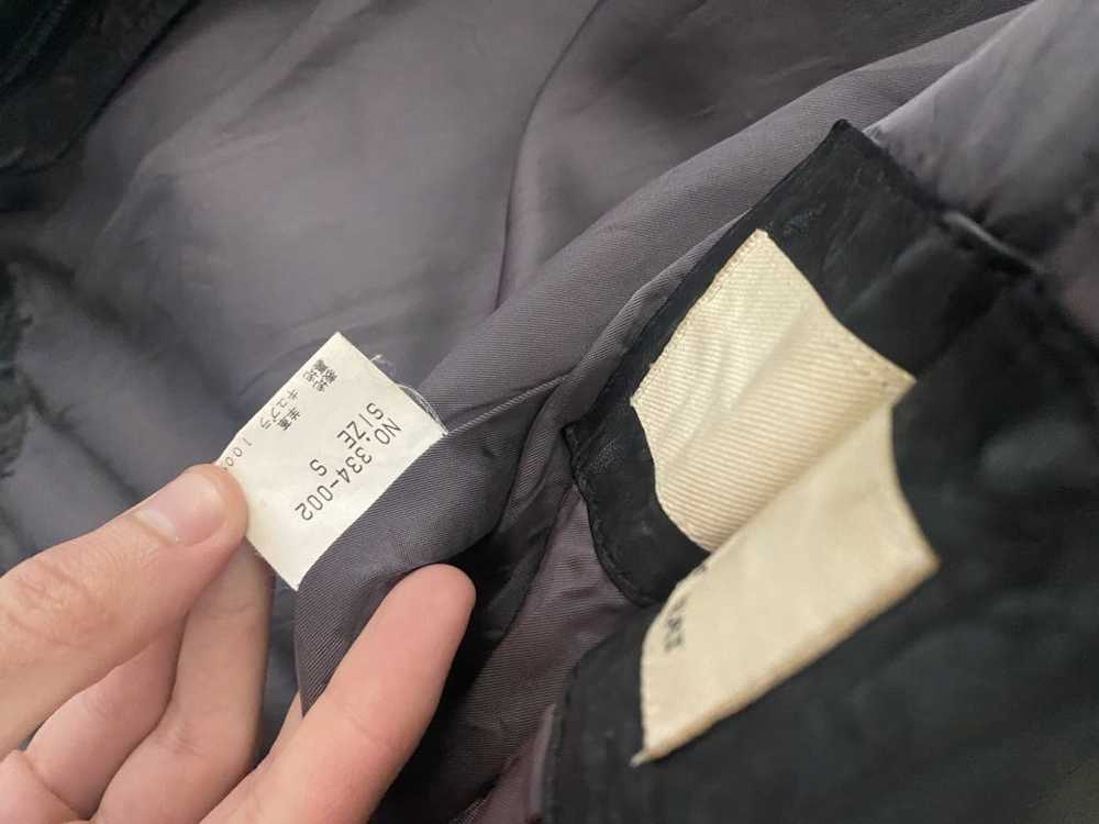 Japanese Brand Trick or Treat Black Leather Jacket - image 6