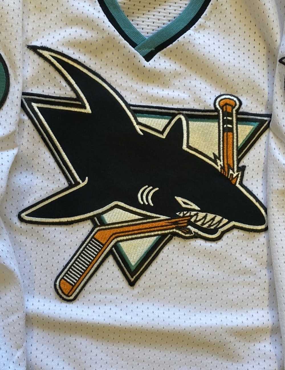Hockey × NHL Vintage San Jose Sharks Jersey 90's … - image 4