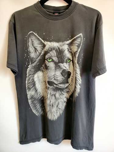 Rock T Shirt × Vintage Shirt North American Gray W
