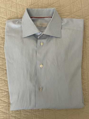 Eton Subtle Stripe Spread Collar Shirt