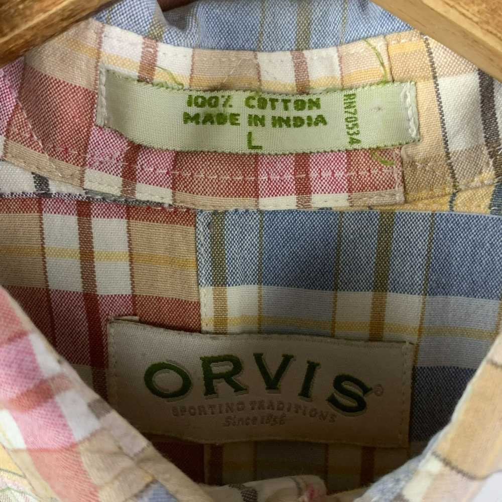 Orvis Orvis Men's Short Sleeve Multicolor Plaid P… - image 4