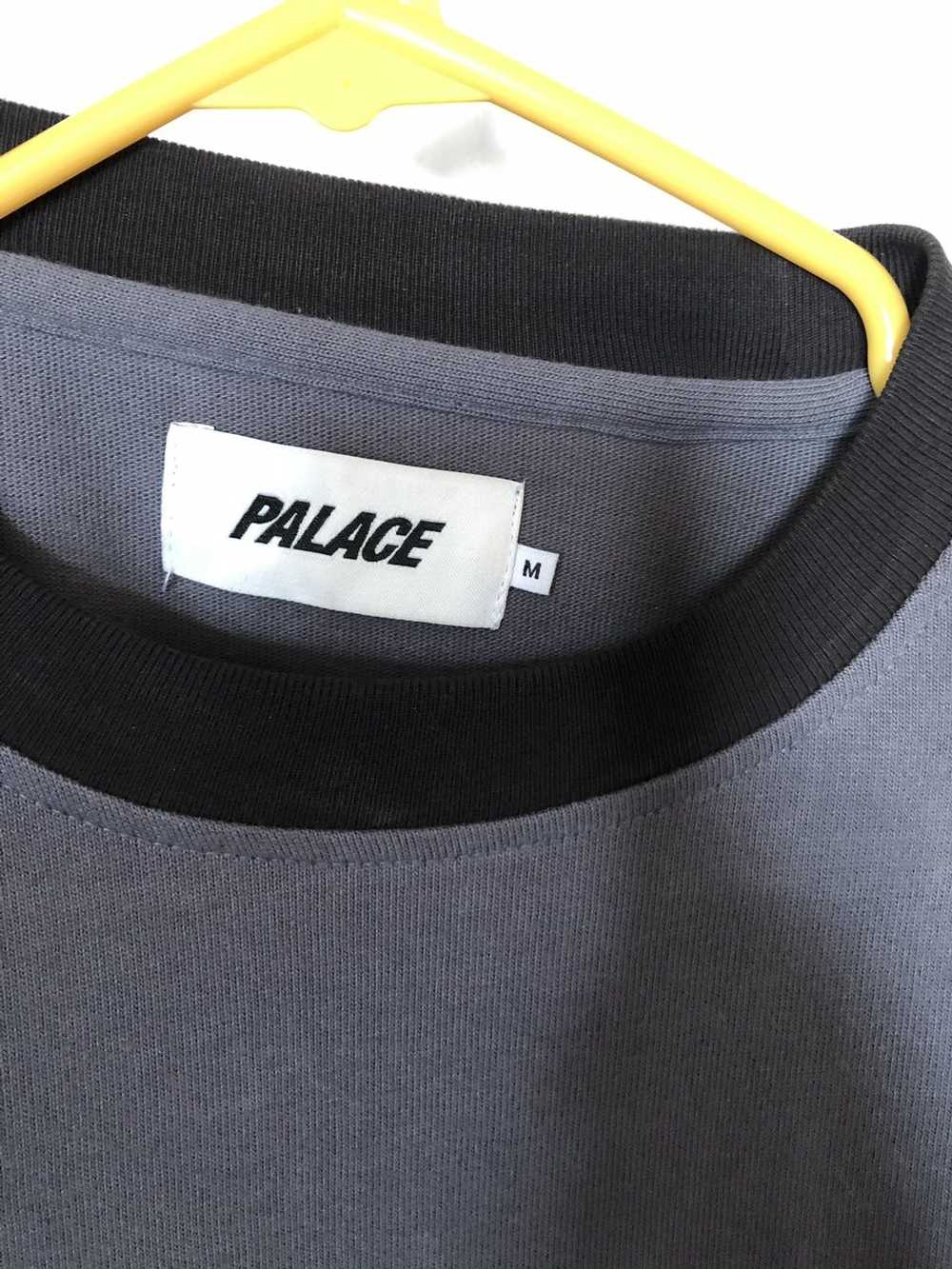 Palace Palace London Cut Mit Sew Crew Sweater Bla… - image 3