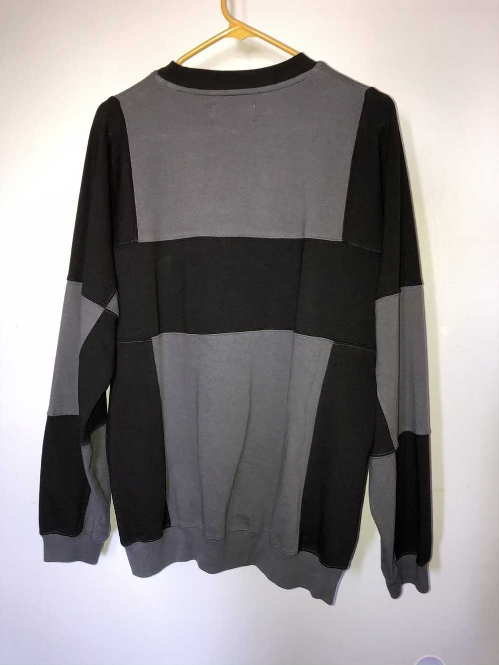 Palace Palace London Cut Mit Sew Crew Sweater Bla… - image 5