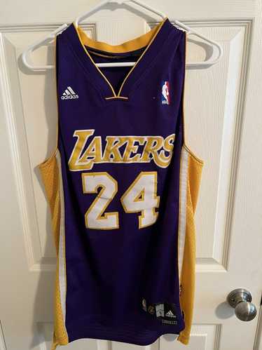 Adidas Kobe Bryant #24 Los Angeles Lakers White Jersey XL RARE Sunday VTG  LOOK
