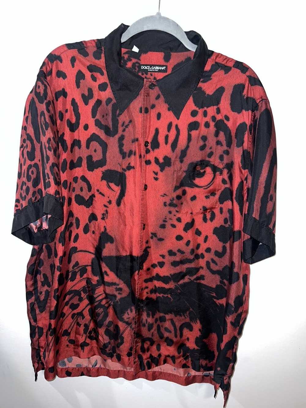 Shop Dolce & Gabbana 2023-24FW Silk jacquard polo-shirt with dg
