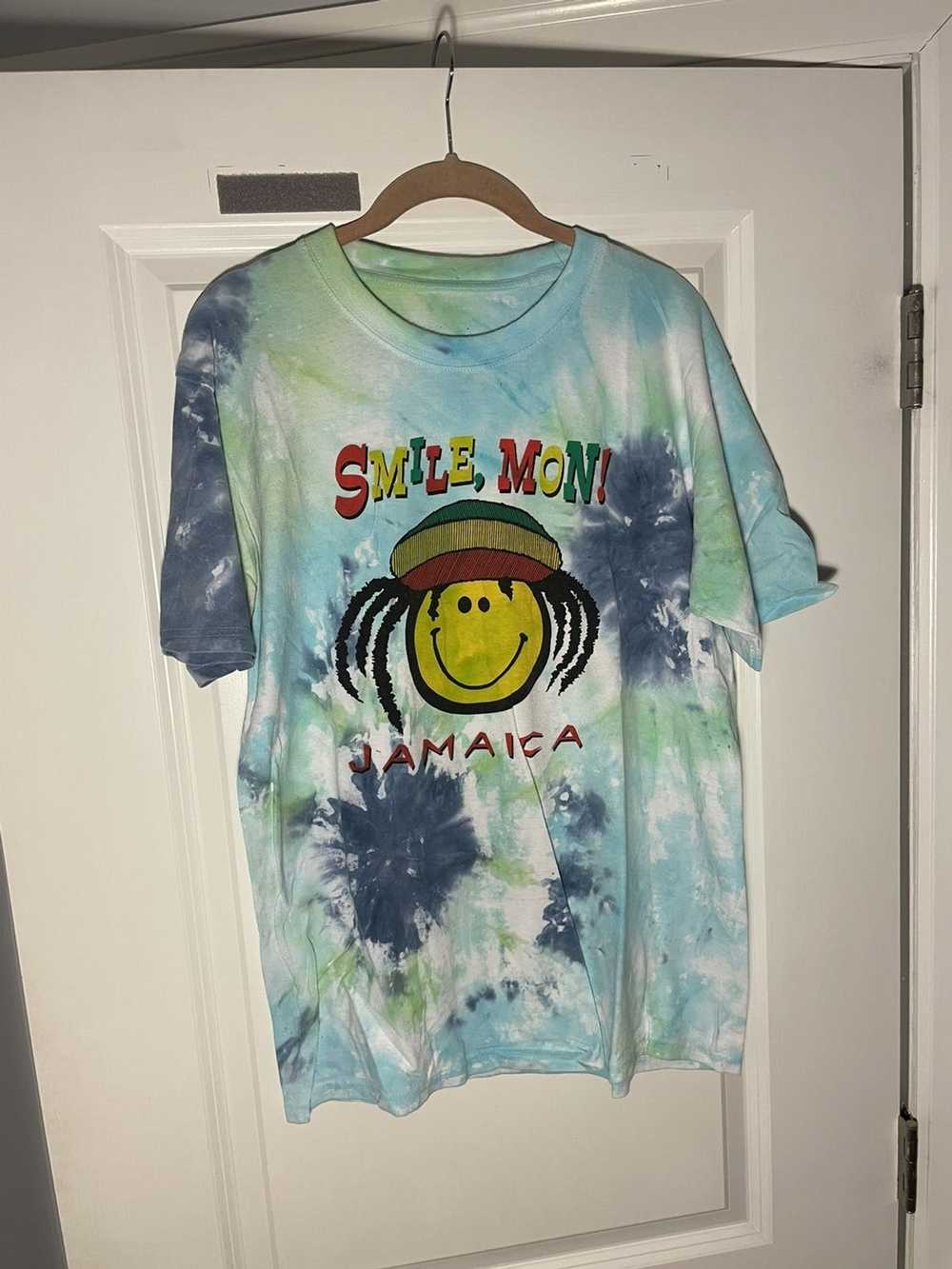 Bob Marley × Vintage VTG Jamaica T-Shirt "Smile M… - image 1