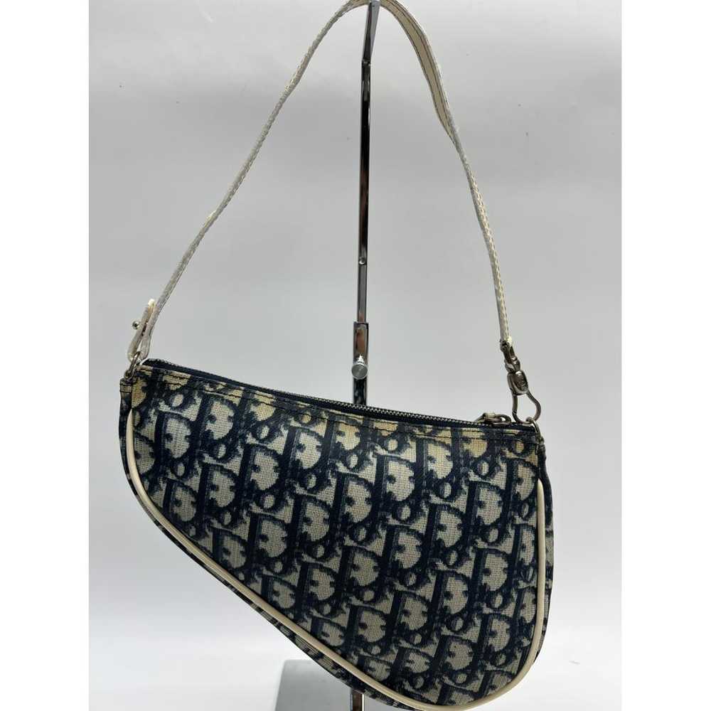 Dior Saddle vintage Classic cloth handbag - image 3