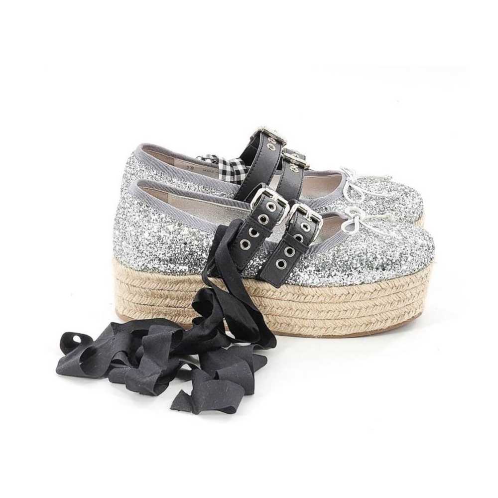 Miu Miu Glitter ballet flats - image 2