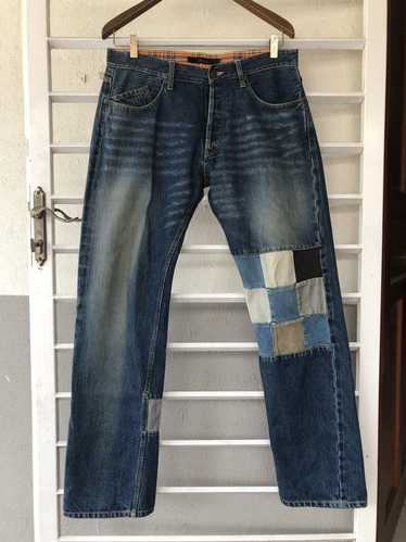 Japanese designer patchwork denim - Gem