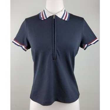トップス Prada tricolor polo shirt navy Prada polo shirt blue XS | eBay