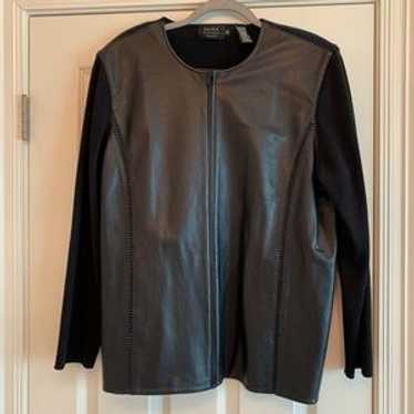 Dana buchman leather jacket - Gem