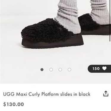Ugg Maxi Curly Platform Slides - image 1