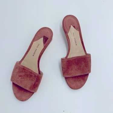 Paul Andrew Mauve Suede Slides - image 1