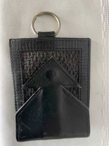 小物 SAINT LAURENT key CASE SAINT LAURENT Grain De Poudre Matelasse Cassandre Monogram