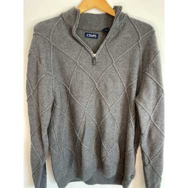Chaps Chaps size large, gray sweater