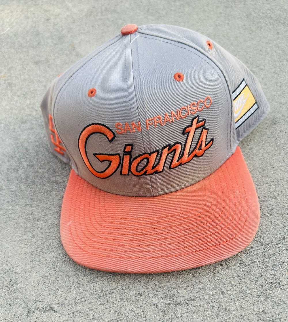 MLB × Nike × Vintage Vintage Nike Hat SF Giants 9… - image 1